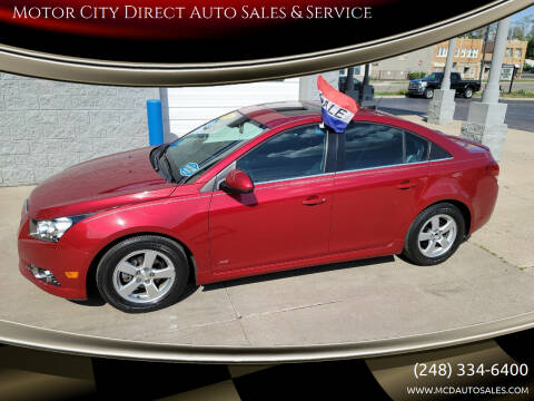 2014 Chevrolet Cruze for sale at Motor City Direct Auto Sales & Service in Pontiac MI
