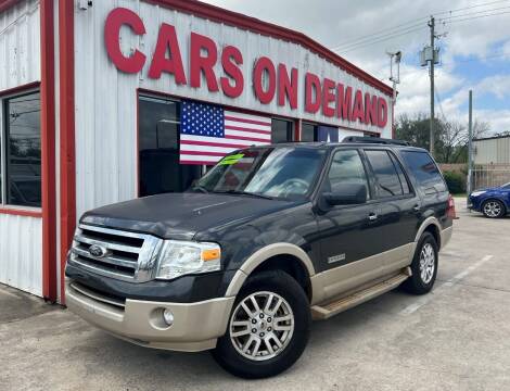 2007 Ford Expedition for sale at Cars On Demand 2 in Pasadena TX