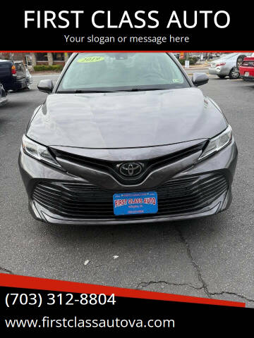 2019 Toyota Camry for sale at FIRST CLASS AUTO in Arlington VA