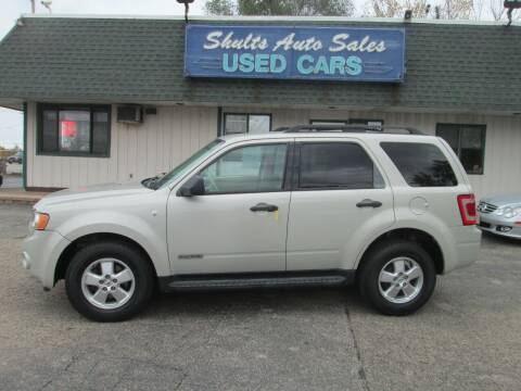 2008 Ford Escape for sale at SHULTS AUTO SALES INC. in Crystal Lake IL