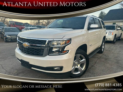 2015 Chevrolet Tahoe for sale at Atlanta United Motors in Jefferson GA