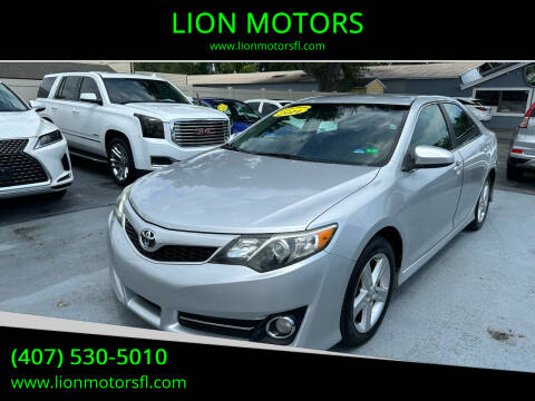 2014 Toyota Camry for sale at LION MOTORS in Orlando FL