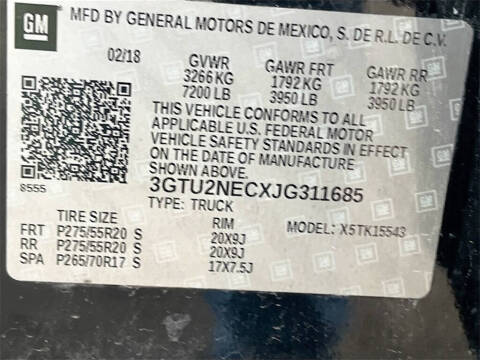 2018 GMC Sierra 1500