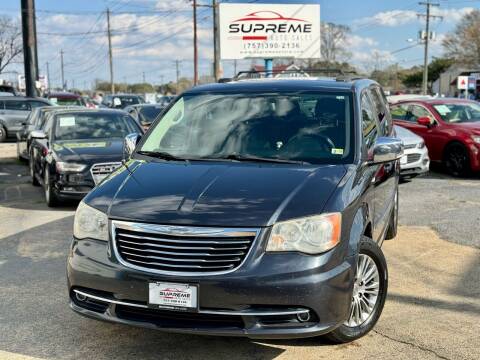 2014 Chrysler Town and Country for sale at Supreme Auto Sales in Chesapeake VA