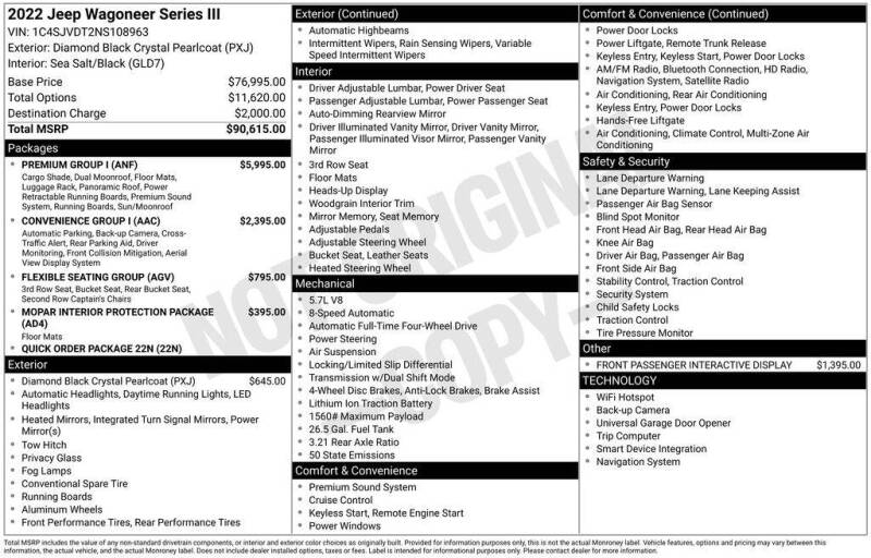2022 Jeep Wagoneer Series III