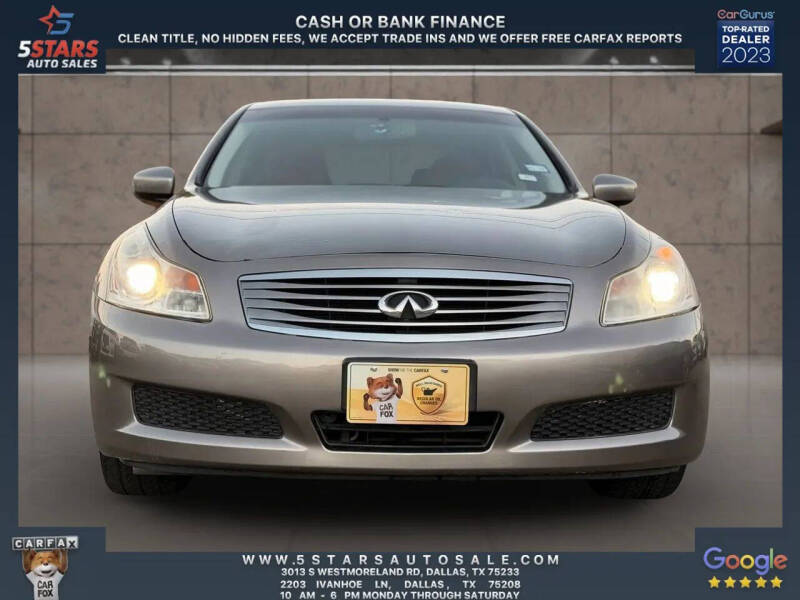 2009 Infiniti G37 Sedan Journey