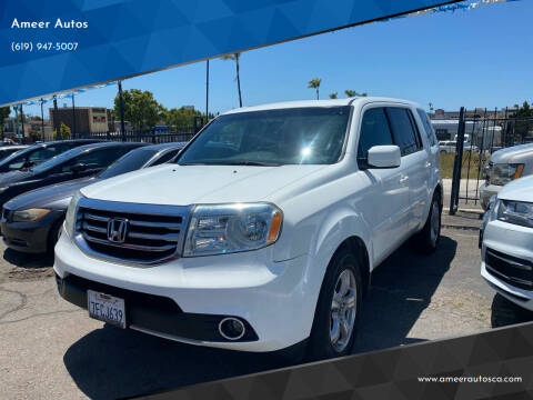 2014 Honda Pilot for sale at Ameer Autos in San Diego CA