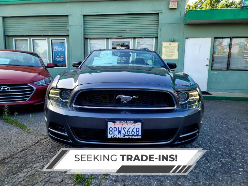 2013 Ford Mustang for sale at STARK AUTO SALES INC in Modesto CA