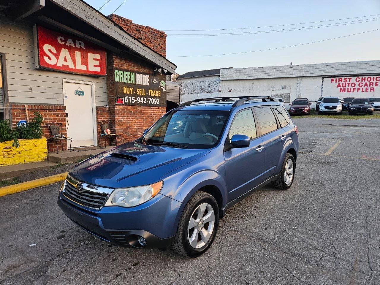 2009 Subaru Forester for sale at Green Ride LLC in NASHVILLE, TN