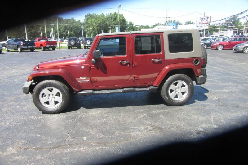 2010 Jeep Wrangler Unlimited for sale at Burgess Motors Inc in Michigan City IN