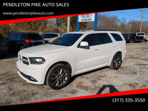 2017 Dodge Durango for sale at PENDLETON PIKE AUTO SALES in Ingalls IN