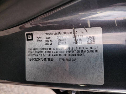 2012 Buick Verano Leather Group