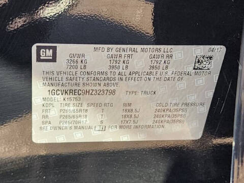 2017 Chevrolet Silverado 1500 LT