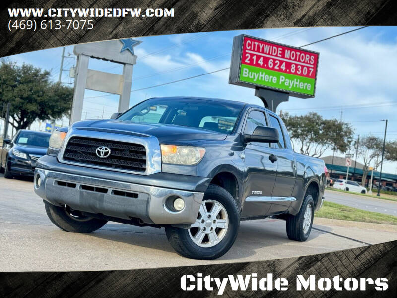 2008 Toyota Tundra for sale at CityWide Motors in Garland TX