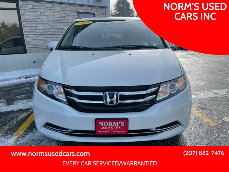2016 Honda Odyssey for sale at NORM'S USED CARS INC in Wiscasset ME