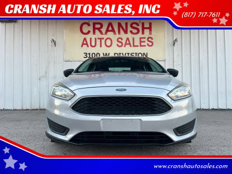 2015 Ford Focus for sale at CRANSH AUTO SALES, INC in Arlington TX