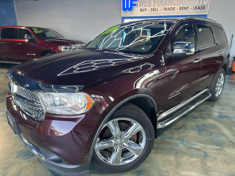 2012 Dodge Durango for sale at Wes Financial Auto in Dearborn Heights MI