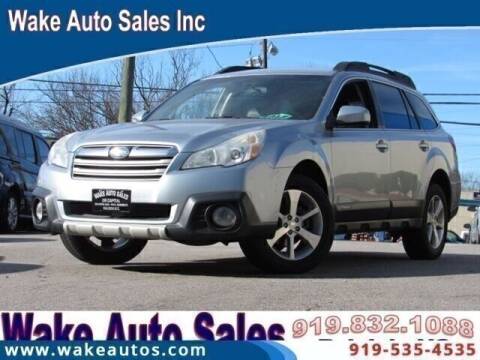 2014 Subaru Outback for sale at Wake Auto Sales Inc in Raleigh NC