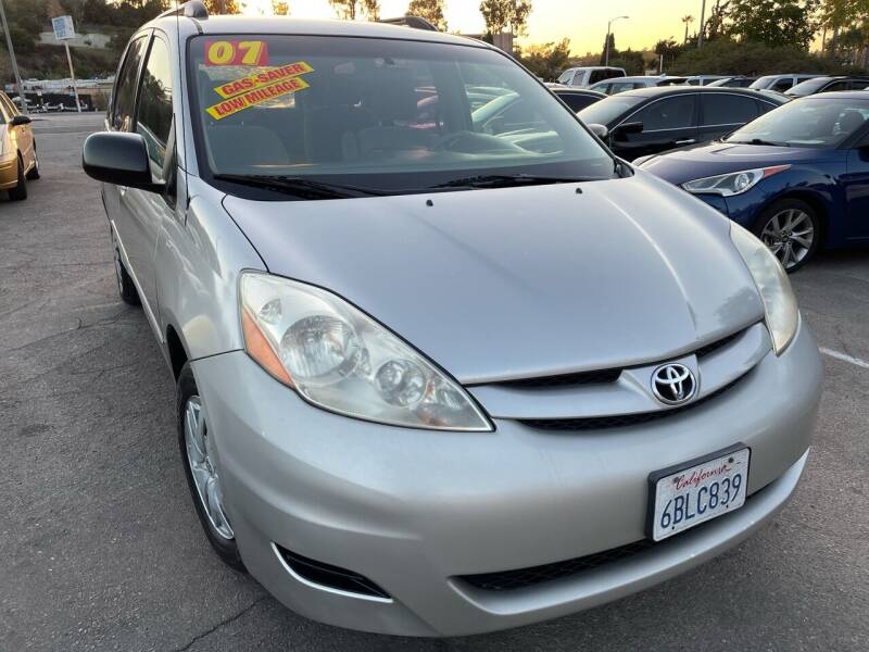 2007 Toyota Sienna for sale at 1 NATION AUTO GROUP in Vista CA