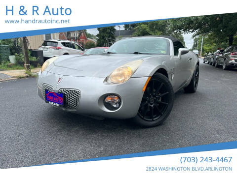 2006 Pontiac Solstice for sale at H & R Auto in Arlington VA