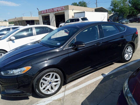 2015 Ford Fusion for sale at Auto Haus Imports in Grand Prairie TX