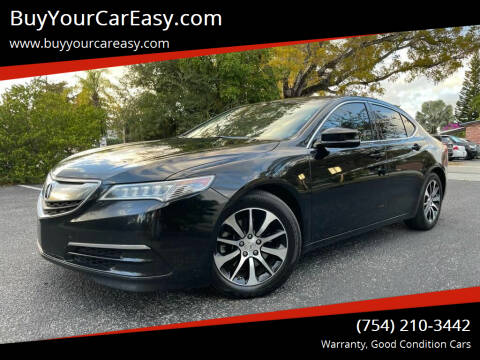 2015 Acura TLX for sale at BuyYourCarEasyllc.com in Hollywood FL