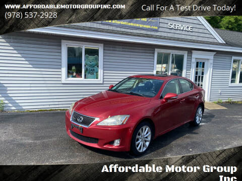 2009 Lexus IS 250 for sale at Affordable Motor Group Inc in Worcester MA