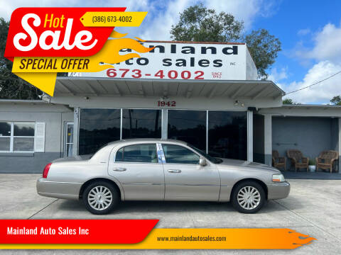 2003 Lincoln Town Car for sale at Mainland Auto Sales Inc in Daytona Beach FL