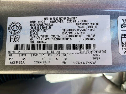 2022 Ford F-150