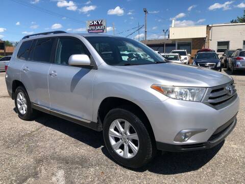 2013 Toyota Highlander for sale at SKY AUTO SALES in Detroit MI