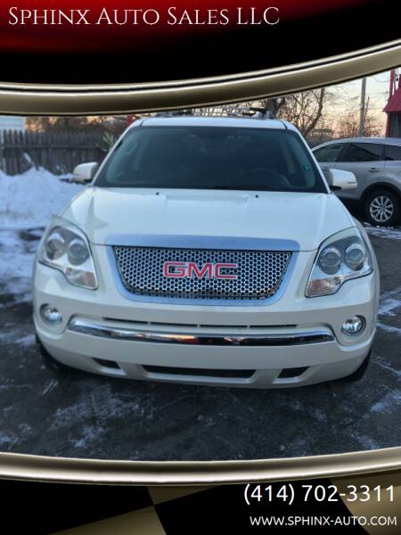 2012 GMC Acadia for sale at Sphinx Auto Sales LLC in Milwaukee WI