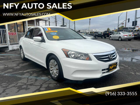 2012 Honda Accord for sale at NFY AUTO SALES in Sacramento CA