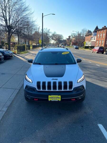 2016 Jeep Cherokee for sale at Hartford Auto Center in Hartford CT