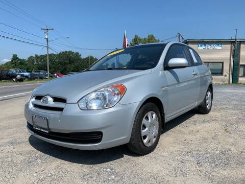 2010 Hyundai Accent for sale at E's Wheels Auto Sales in Fort Edward NY