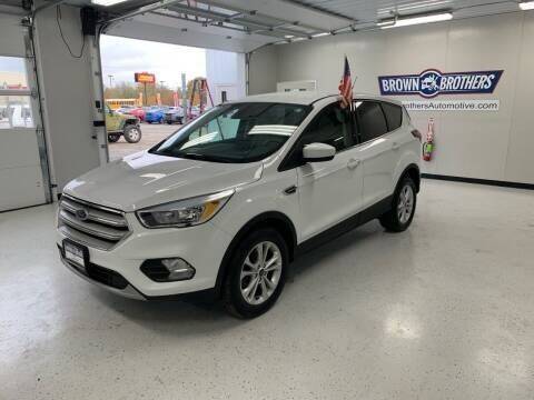 2019 Ford Escape for sale at Brown Brothers Automotive Sales And Service LLC in Hudson Falls NY