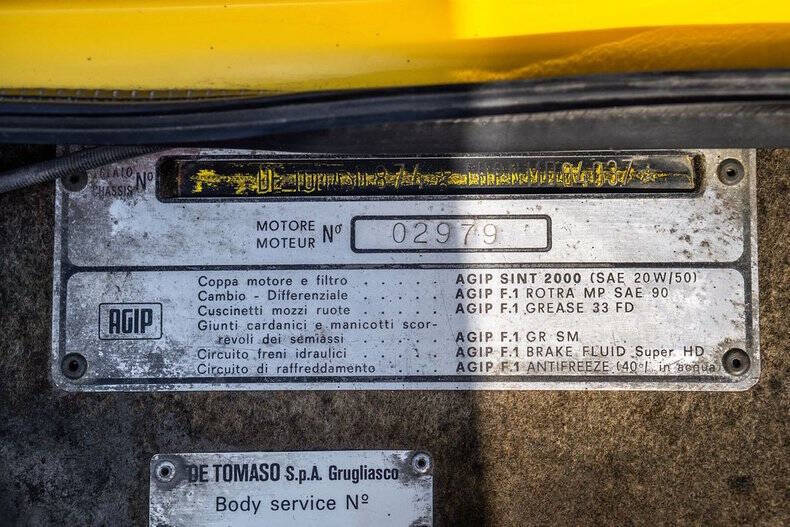 1972 De Tomaso Pantera