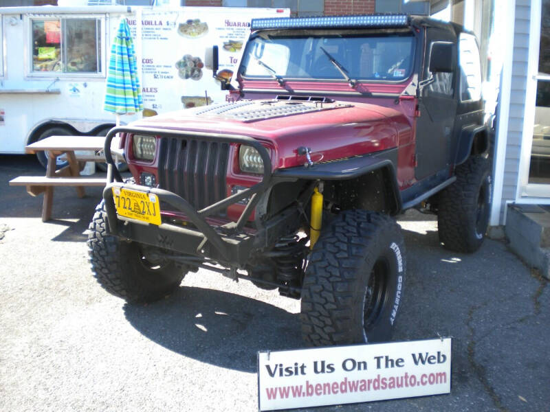 1991 Jeep Wrangler for sale at Ben Edwards Auto in Waynesboro VA
