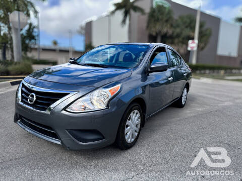 2019 Nissan Versa for sale at AUTO BURGOS in Hollywood FL