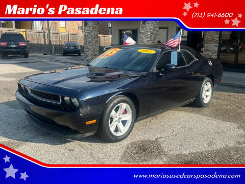 2012 Dodge Challenger for sale at Mario's Pasadena in Pasadena TX