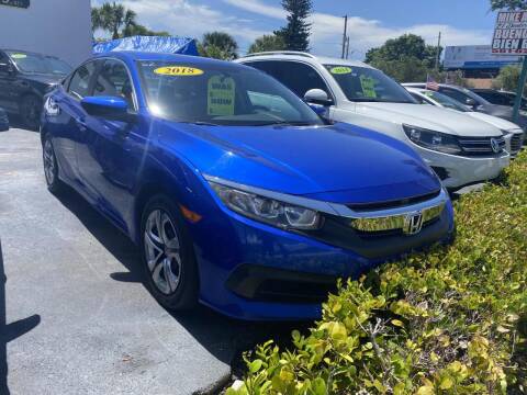 2018 Honda Civic for sale at Mike Auto Sales in West Palm Beach FL