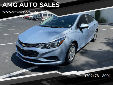 2018 Chevrolet Cruze for sale at AMG AUTO SALES in Las Vegas NV