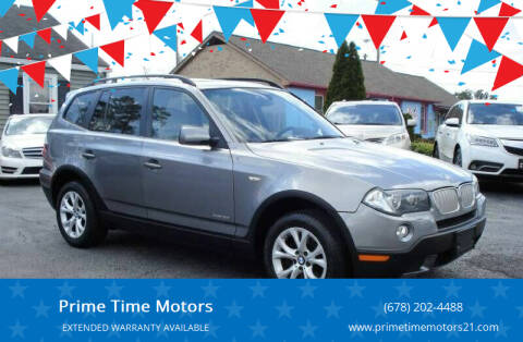 2009 BMW X3 for sale at Prime Time Motors in Marietta GA