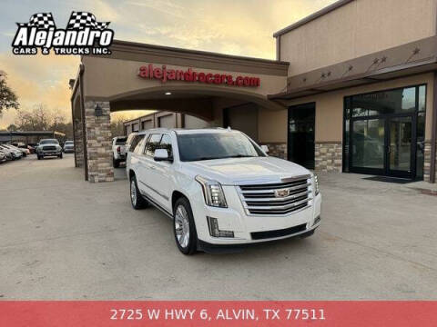 2017 Cadillac Escalade ESV for sale at Alejandro Cars & Trucks Inc in Alvin TX