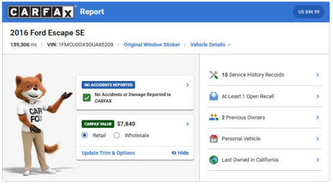 2016 Ford Escape SE