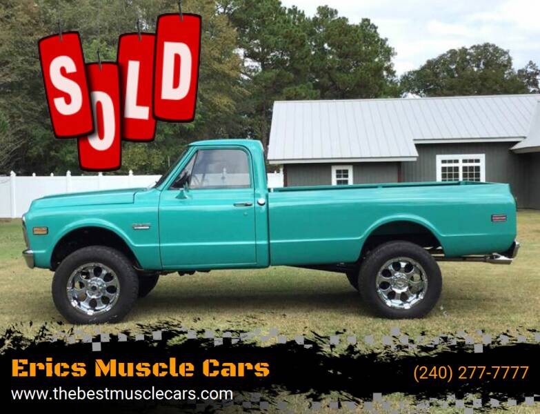1972 GMC C/K 1500 Series for sale at Erics Muscle Cars in Clarksburg MD