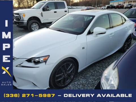 2015 Lexus IS 350 for sale at Impex Auto Sales in Greensboro NC