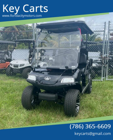 2024 GOLF CART RENTALS for sale at Key Carts in Homestead FL