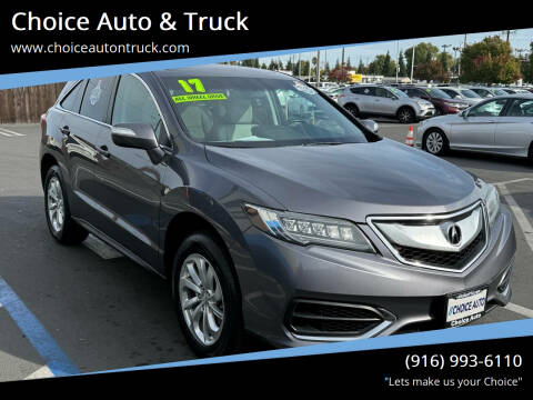 2017 Acura RDX for sale at Choice Auto & Truck in Sacramento CA