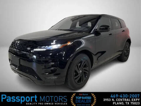 2021 Land Rover Range Rover Evoque for sale at Passport Motors Auto Leasing in Plano TX