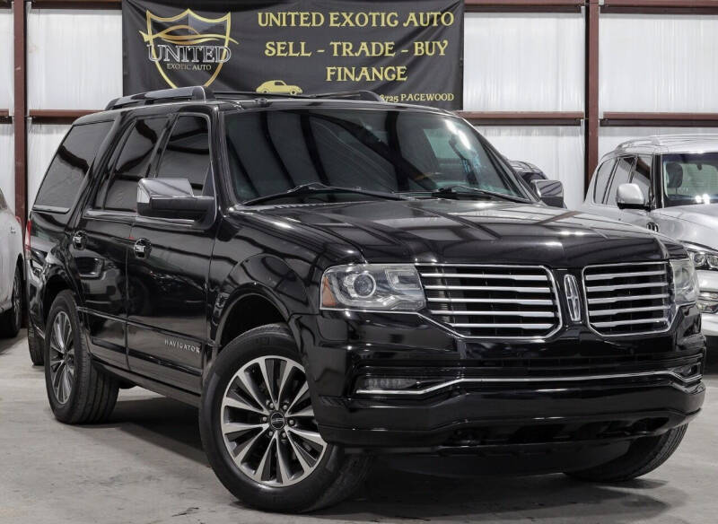 2015 Lincoln Navigator for sale at United Exotic Auto in Houston TX